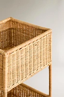 RATTAN STORAGE UNIT