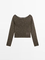 Pull en maille ajourée