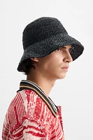 RAFFIA BUCKET HAT