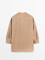 Blouse fluide satinée