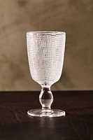 VERRE À VIN RECYCLABLE RELIEF