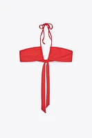 MULTI-WAY HALTER BIKINI TOP