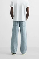 RELAXED FIT DRAWSTRING JEANS