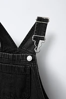 SHORT DENIM OVERALLS