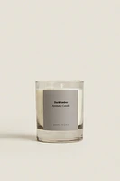 G) DARK AMBER SCENTED CANDLE