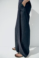 PANTALON DENIM TRF À PINCES