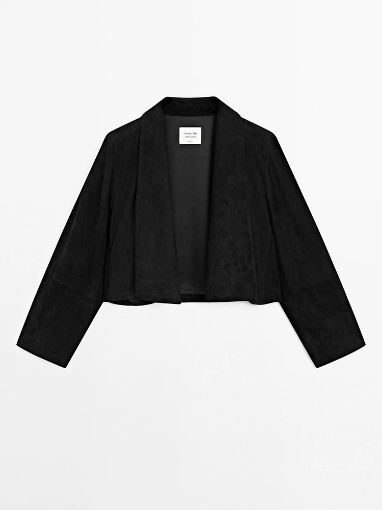 Short suede leather jacket - Limited Edition