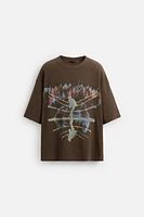 PRINTED KNIT T-SHIRT