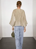 Kimono fluide avec cordons
