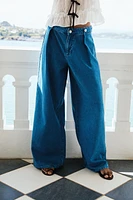 JEAN Z1975 WIDE LEG TAILLE NORMALE PLIS
