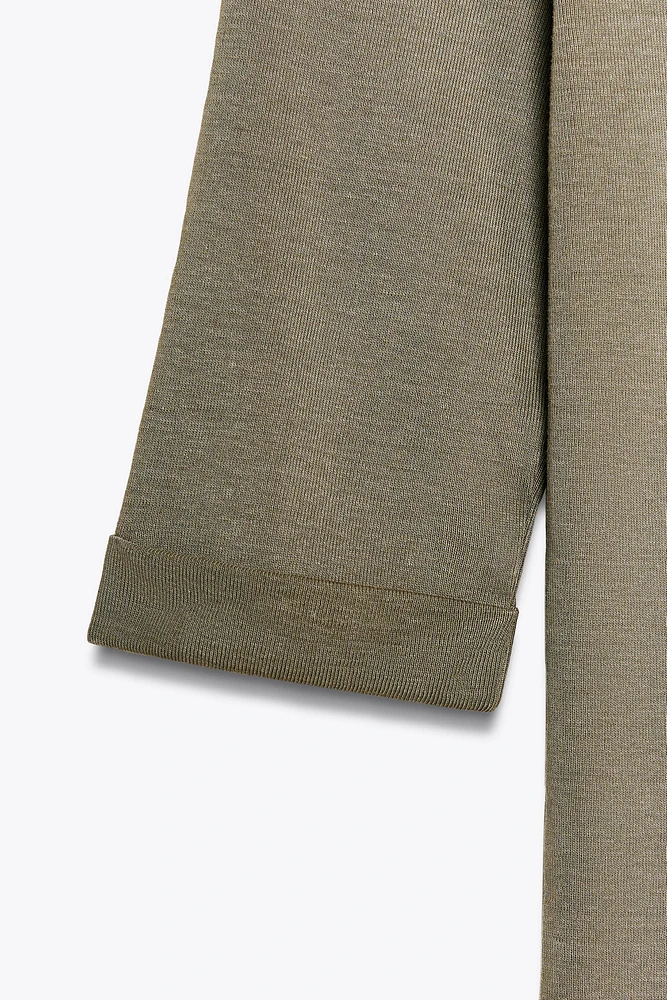 WASHED COTTON SHIRT