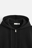 HEAVYWEIGHT HOODED ZIP SWEATSHIRT