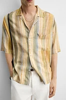STRIPED PRINT SHIRT