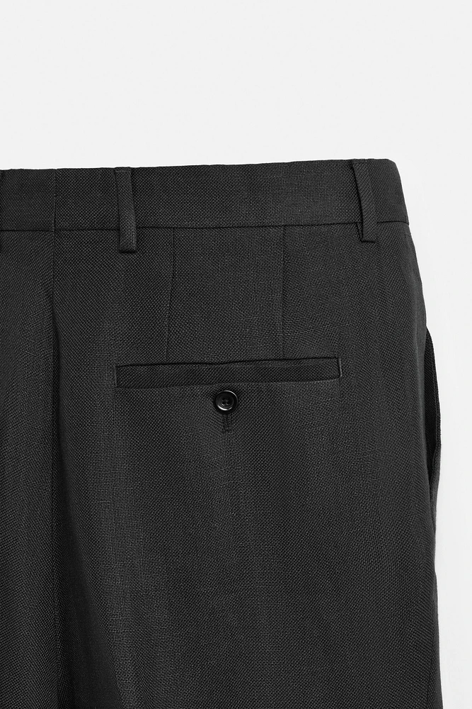 LIMITED EDITION 100% LINEN SUIT PANTS