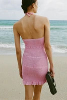 HALTER KNIT DRESS