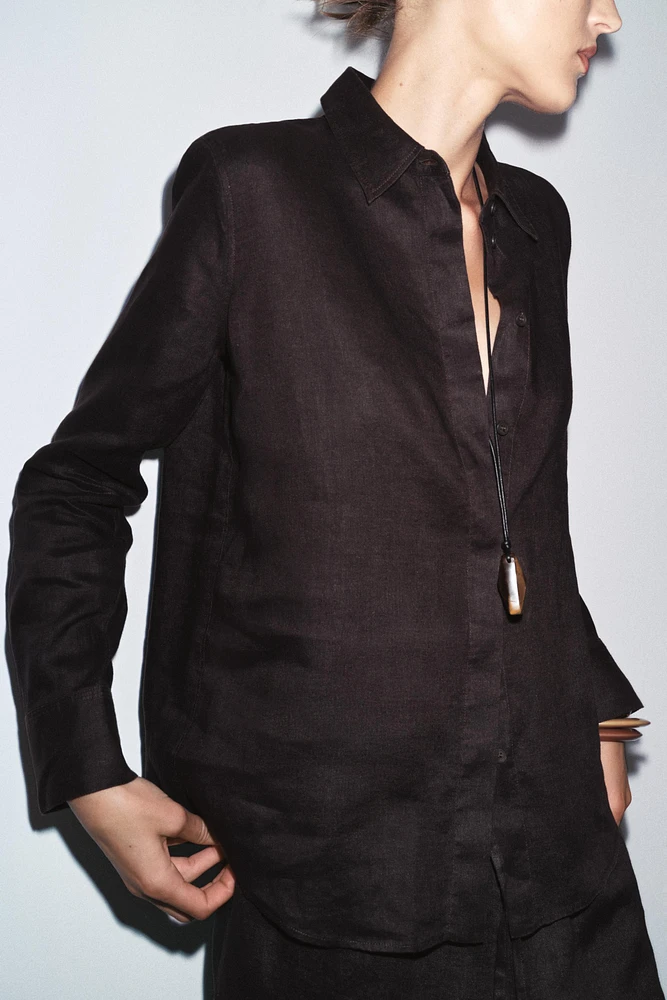 100% LINEN SHIRT ZW COLLECTION