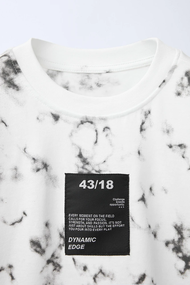 T-SHIRT IMPRIMÉ TIE DYE SPORTY