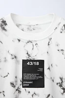 T-SHIRT IMPRIMÉ TIE DYE SPORTY