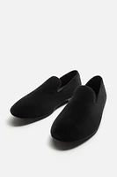 VELVET DRESS LOAFERS