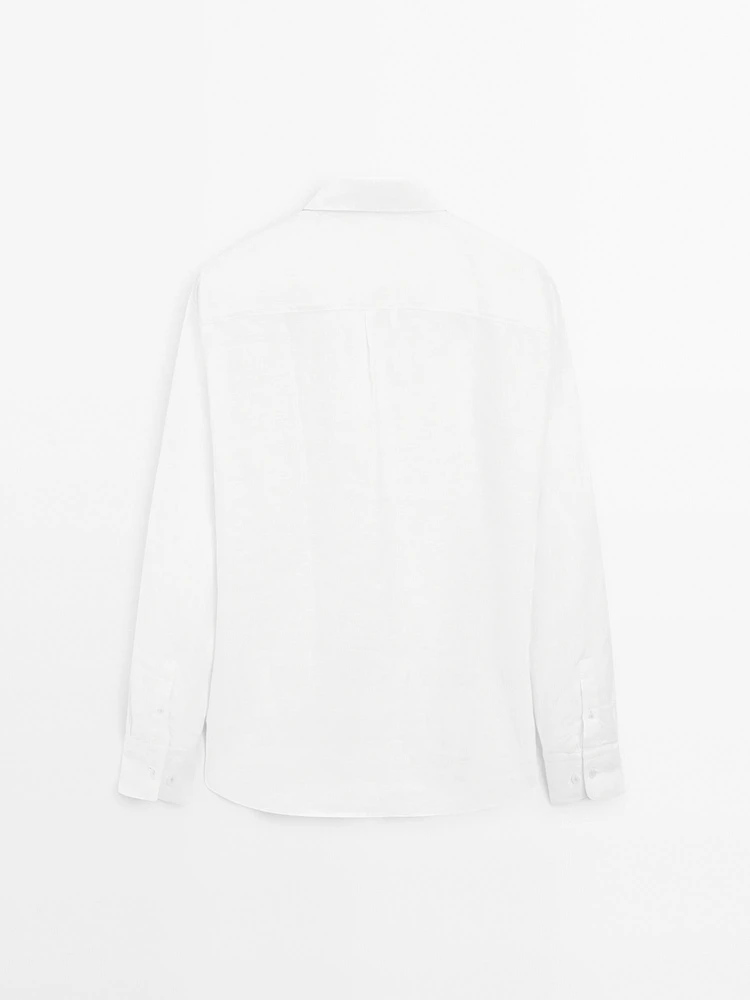 Chemise regular fit twill léger
