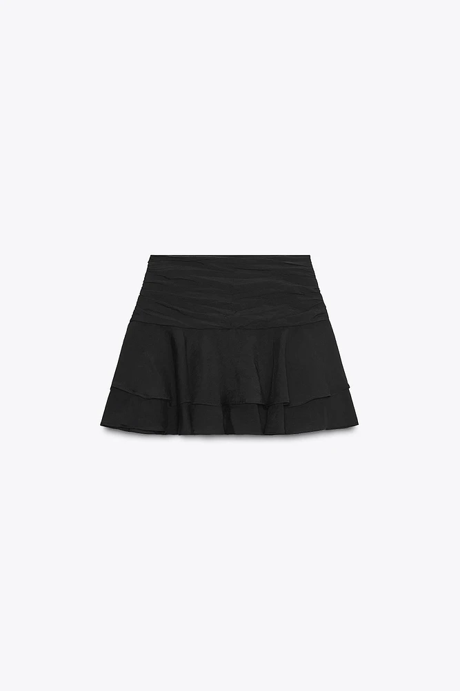 RUFFLE SKORT