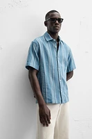 CHEMISE STRUCTURÉE À RAYURES