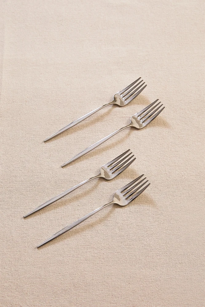 SET OF BRUNCH FORKS WITH THIN HANDLE (SET OF 4)