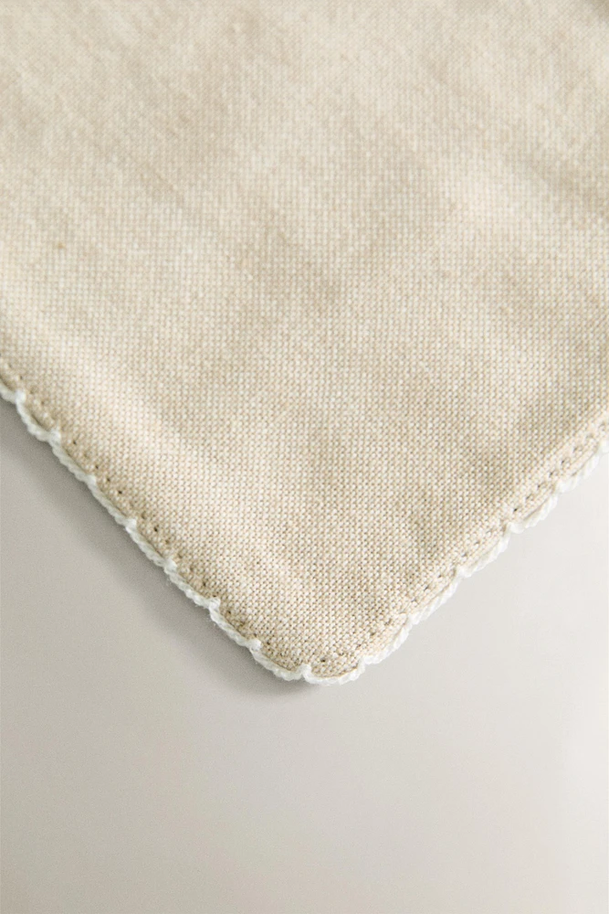 SET OF COTTON FLATWARE POUCHES (SET OF 2)