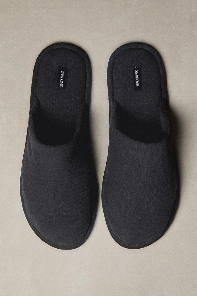 RAMIE MULE SLIPPERS