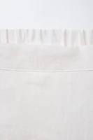 JUPE-SHORT ORGANZA 100 % LIN