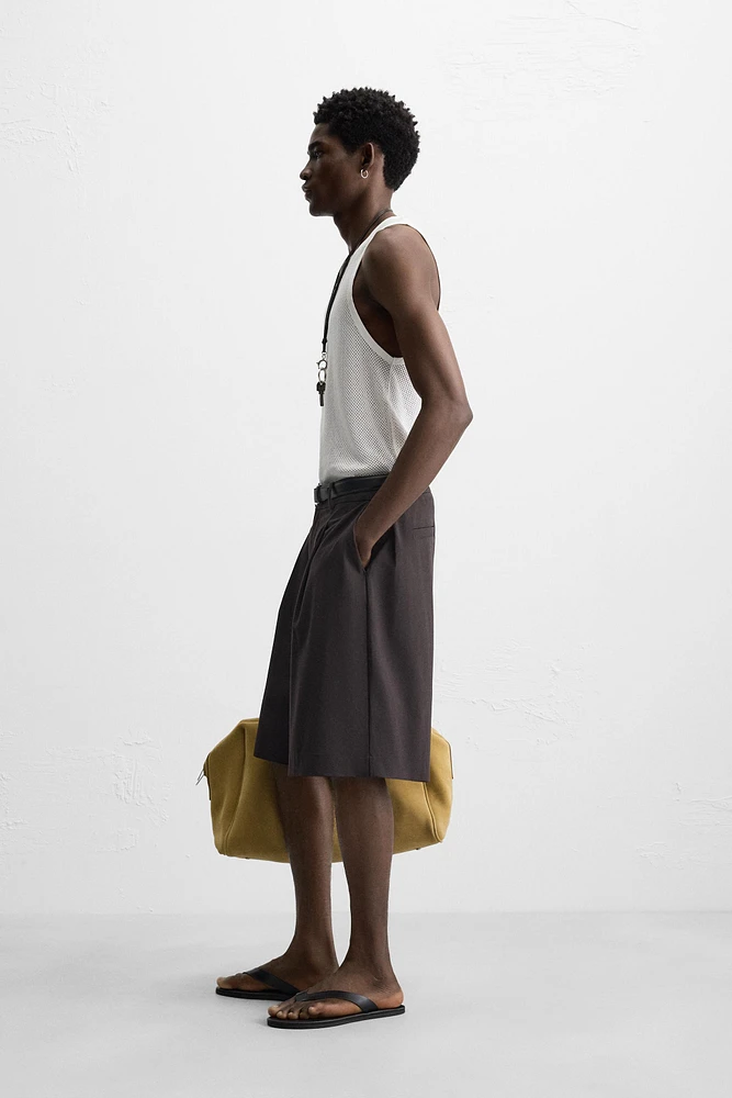 OPEN WEAVE TANK TOP