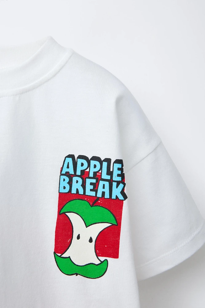 T-SHIRT À IMPRIMÉ POMME