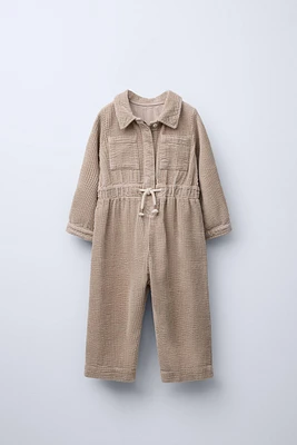 FULL LENGTH CORDUROY JUMPSUIT