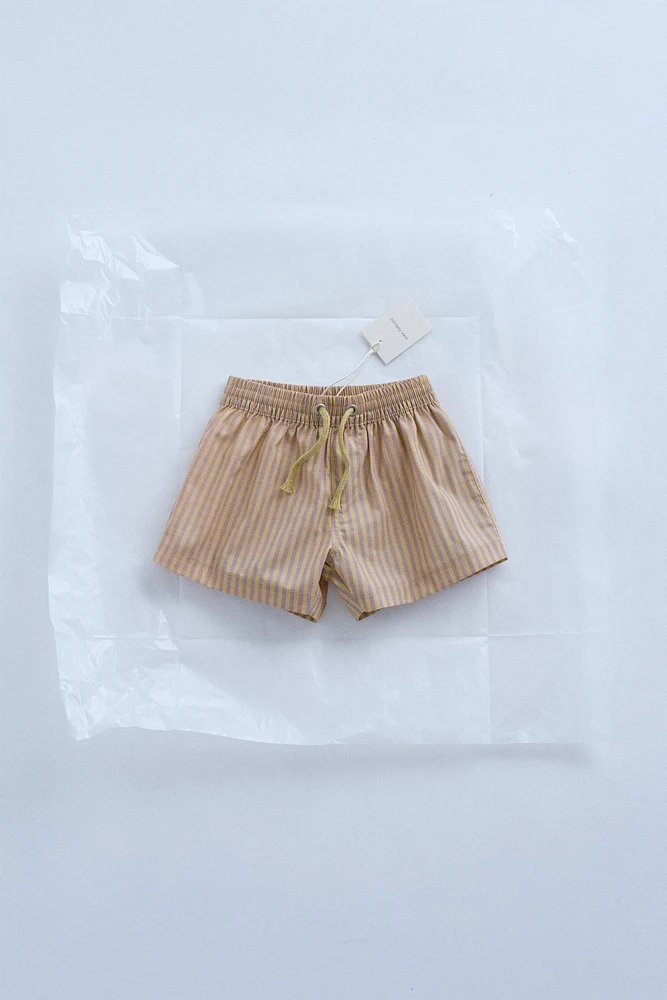 TIMELESZ - STRIPED SWIM SHORTS