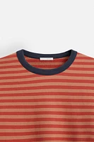 WASHED STRIPE SWEATSHIRT