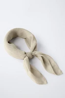 TWO-PACK OF PLAIN LINEN BANDANAS