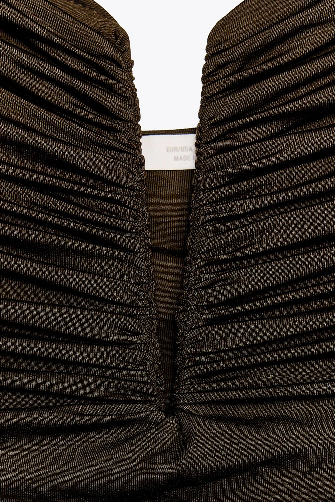 BODY EN POLYAMIDE AVEC ÉPAULES DÉCOUVERTES