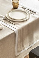 DOUBLE-LAYER LINEN TABLE RUNNER