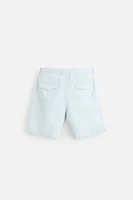 WASHED PLEATED SHORTS