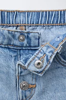HEART POCKET DENIM SHORTS