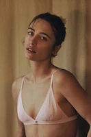 FLORAL POINTELLE BRALETTE