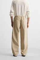 PANTALON RELAXED FIT DÉLAVÉ