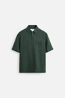 100% LINEN POLO SHIRT