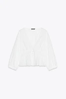 CHEMISE BRODERIES PERFORÉES