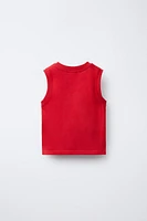 SLEEVELESS POCKET T-SHIRT