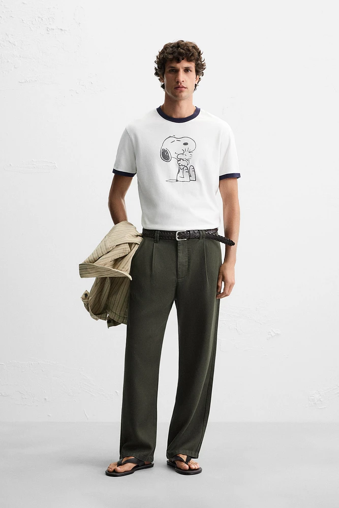 LYOCELL PLEATED PANTS