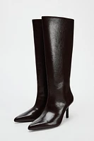 THIN HEELED BOOTS