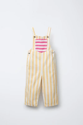 SALOPETTE EN SERGÉ À RAYURES CASA LAWA © X ZARA KIDS