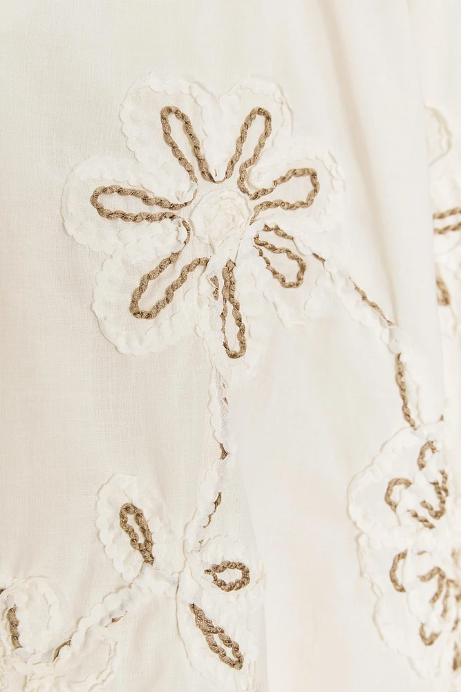 BLOUSE STRUCTURE BRODÉE