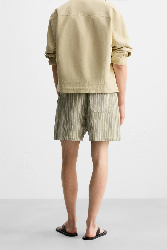 TEXTURED SHORTS